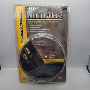 Monster MV2 Video Interconnect Cable 8M (26.2ft) New In Package